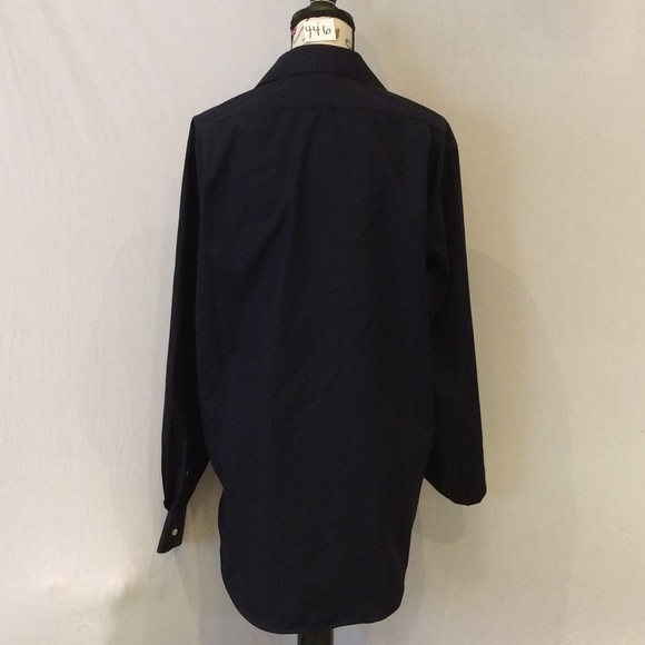 Navy Land’s End Men’s Dress Shirt - Picture 2 of 5